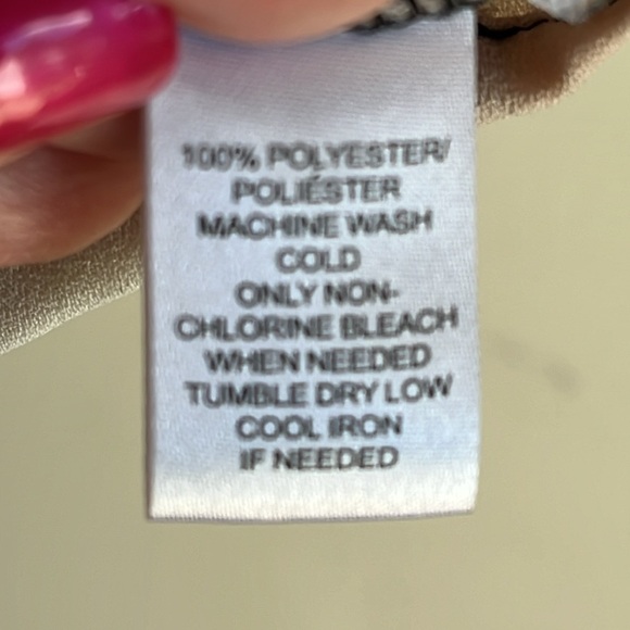 LOFT Geometric Sleeveless Blouse, oversized S - Picture 4 of 4